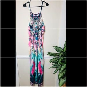 Multicolor maxi dress